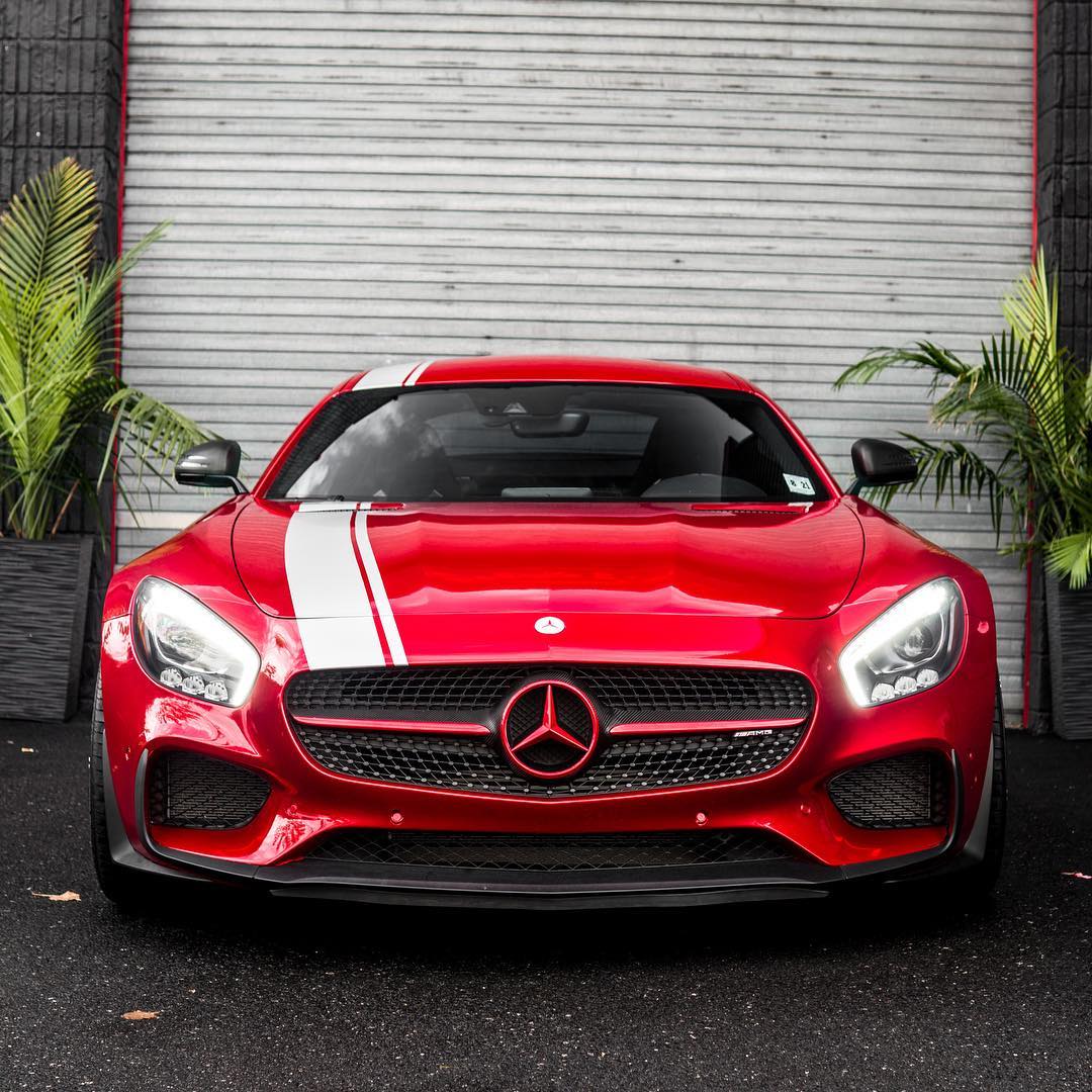 Mercedes Wraps Red Vinyl Wrap