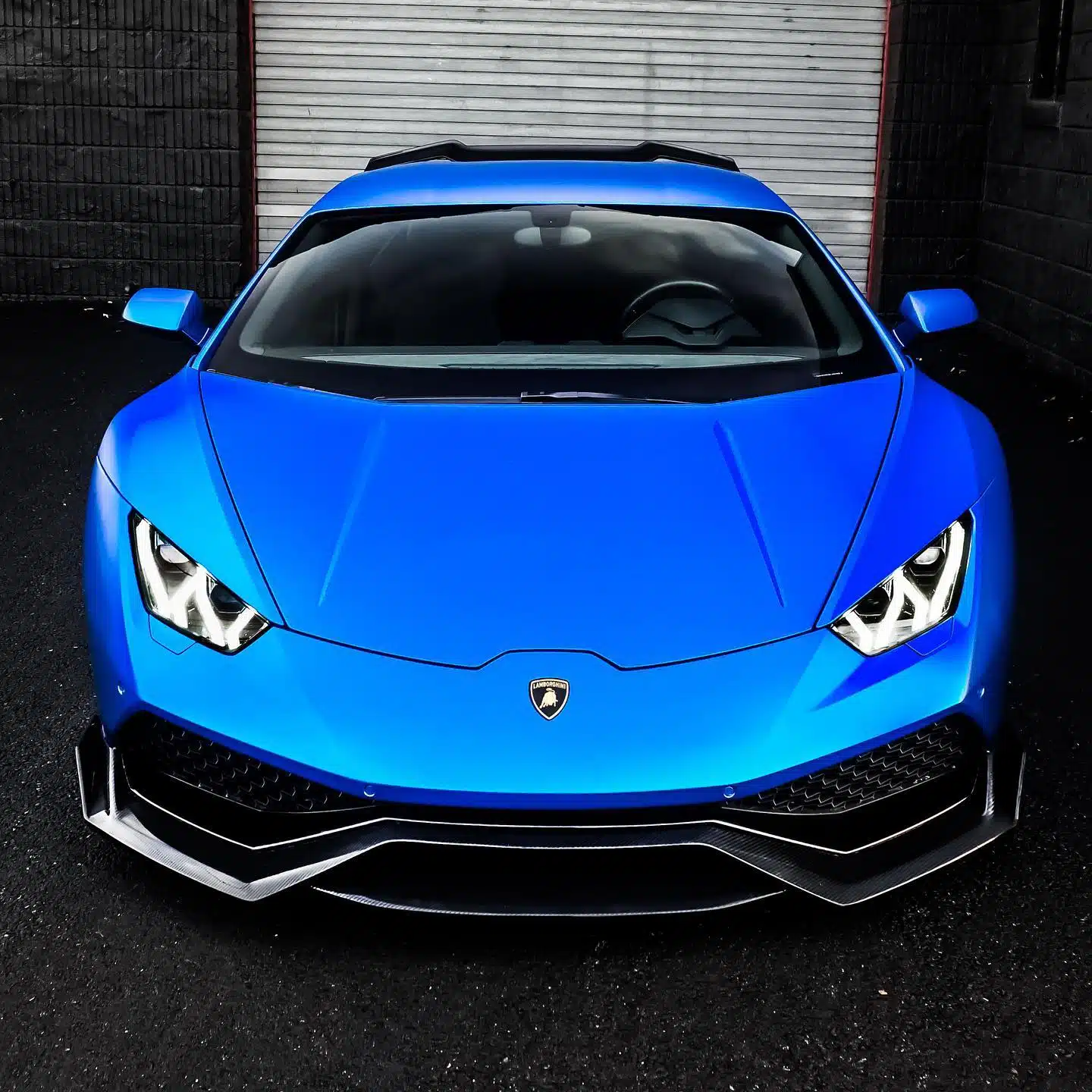 Lamborghini Blue Car Wraps in Nyc